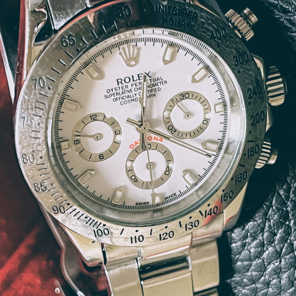 Silver Rolex Men's Watch